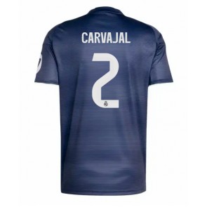 Real Madrid Daniel Carvajal #2 Segunda Equipación 2025-26 Manga Corta